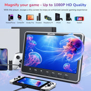 【AU Version】12" Car DVD Players with HDMI Input Headphone Mounting Bracket Dual Speaker, Car Headrest DVD Player Support Sync Screen, AV in & Out, Last Memory, Region Free