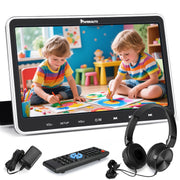 10.1 Inch Suction-Type Headrest DVD Player with Headphone and Wall Charger
