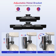 【AU Version】12" Car DVD Players with HDMI Input Headphone Mounting Bracket Dual Speaker, Car Headrest DVD Player Support Sync Screen, AV in & Out, Last Memory, Region Free