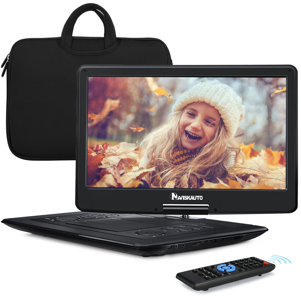 16" HD Portable DVD Player Monitor with Rechargeable Battery and HDMI Pumpkin