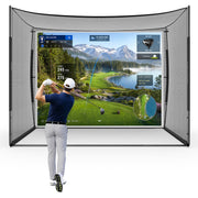 Haokelball 10x8×6FT Golf Practice Net for Backyard with Impact Screen & Carry Bag