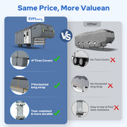 40'1"-43' Heavy Duty 7 Layers 5th Wheel RV Cover with 4 Tire Covers