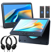 10.1 Inch Clamshell Design Dual Headrest DVD Player with HDMI IN and HDMI Out