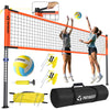 Outdoor Portable Volleyball Net Set System for Backyard