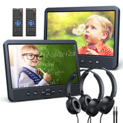 10.1 Inch Clamshell Design Dual Headrest DVD Player with HDMI IN and HDMI Out