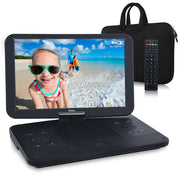 Pumpkin 15.4” HD 1920*1200 LCD Screen Portable Blu-ray DVD Player With Carrying Bag and 4000mAh Rechargeable Battery