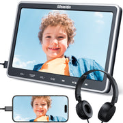 10.1'' Car DVD Player for kids with HDMI Input, Car Video Player with Bracket Mount and Headphone