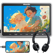 10.1'' Car DVD Player for kids with HDMI Input, Car Video Player with Bracket Mount and Headphone