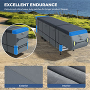 40'1"-43' Heavy Duty 7 Layers 5th Wheel RV Cover with 4 Tire Covers