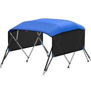 KAKIT Boat Bimini Top 3 Bow 4 Bow Canopy Boat Cover 6ft 8ft With Rear Poles