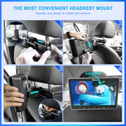 10.1 Inch Car DVD Player Inhalation Headrest Monitor with HDMI Input and Mounting Bracket Support USB/SD Region Free Last Memory