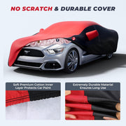 6 Layer Car Cover for Ford Mustang Waterproof Outdoor Indoor Full Cover No Faded