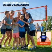 Outdoor Portable Volleyball Net Set System for Backyard