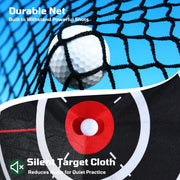 Haokelball 10x7.5ft Heavy Duty Golf Netting Net with Carry Bag for Backyard Outdoor Use