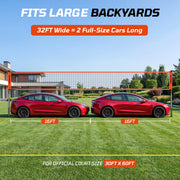 Outdoor Portable Volleyball Net Set System for Backyard