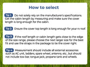 40'1"-43' Heavy Duty 7 Layers 5th Wheel RV Cover with 4 Tire Covers