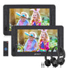 Car headrest DVD player