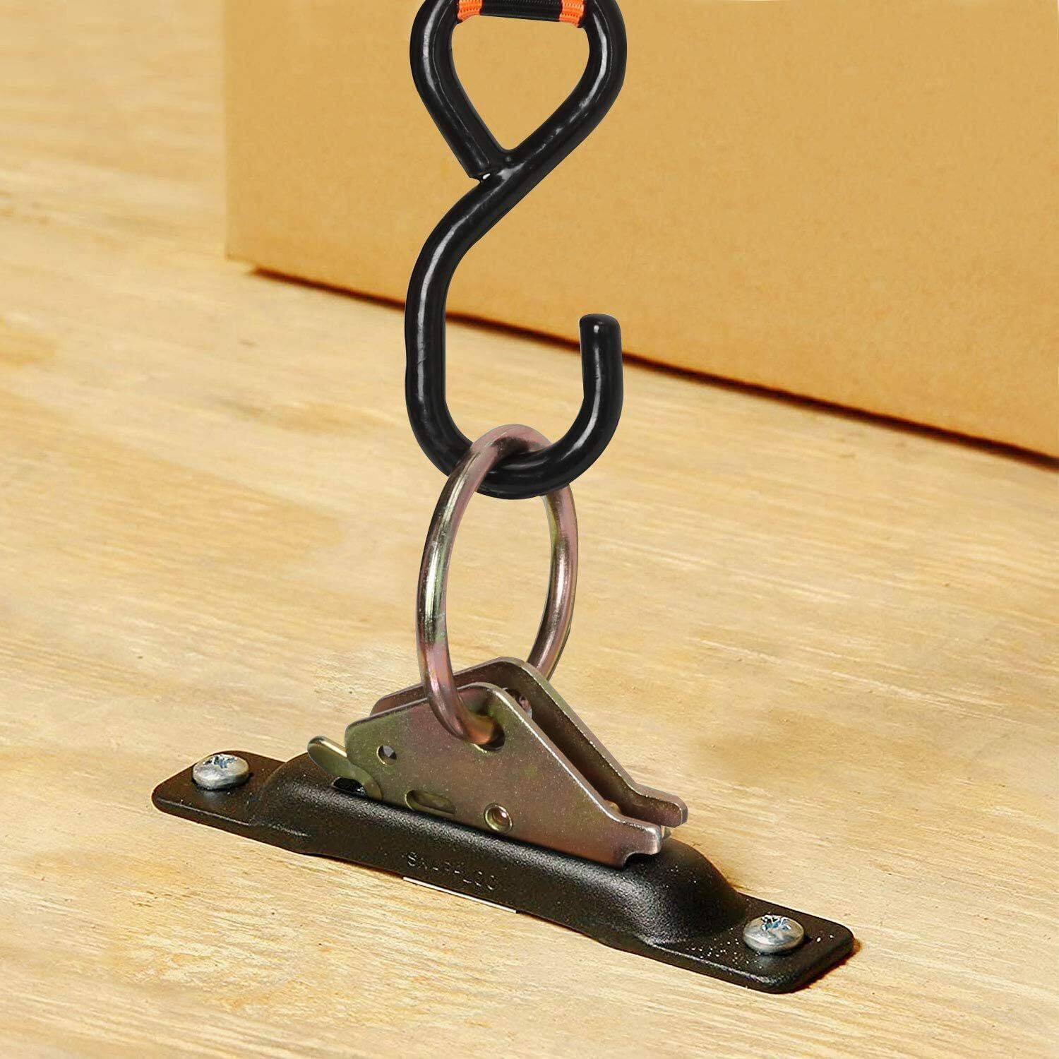 6pcs E Track Fitting Cargo Trailer Tie Down D Ring Strap Enclosed - Foto 7