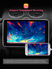 Pumpkin 10.1 Inch Adjustable IPS Touch Screen Android 13 Single Din Car Audio/Stereo (2GB+32GB)