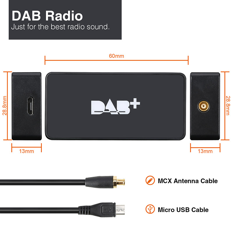 T osuny Digital Radio, Portable Home Radio with DAB/DAB + and FM Receiver,  2.4 inch LCD Display,Bluetooth 5.0, Stereo Output,Dual Alarm Setting
