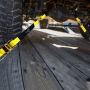 12x Axle Straps Car Hauler Trailer Auto Tie Down Ratchet Tire Tow Straps Kit
