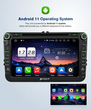 Pumpkin 8 Inch Android 11 VW Car Radio DVD Player Built-in DAB (2GB+32GB)