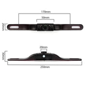 IP 67 Night Vision License Plate Car Rear View Backup Camera with Wide View Angle