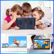 Pumpkin Dual Screen Car Headrest DVD Player with Suction Design,  Car Seat TV for Kids with HDMI Input Mounting Bracket and Remote Control