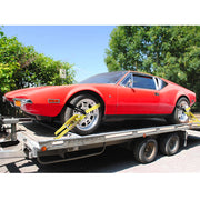 【Extra 10% OFF】4x Sets Axle Straps Car Hauler Trailer Auto Tie Down Ratchet Tire Tow Straps Kit