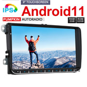 Pumpkin 9" VW Car Radio Android 11 Infotainment System Car Stereo Head Unit for VW, Seat, Skoda
