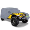 6 Layers Outdoor Car Covers Oxford Cloth Full Car Cover Compatible with 2004-2019 Jeep Wrangler Unlimited JK JL 2 Door SUV