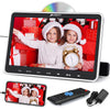 Pumpkin 10.1 Inch Suction-Type Headrest DVD Player with Headphone and Wall Charger