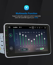 Pumpkin 10.1" Android 13 Head Unit Double Din 1280*720 IPS Touch Screen Car Stereo with Bluetooth Sat Nav (2GB+32GB)